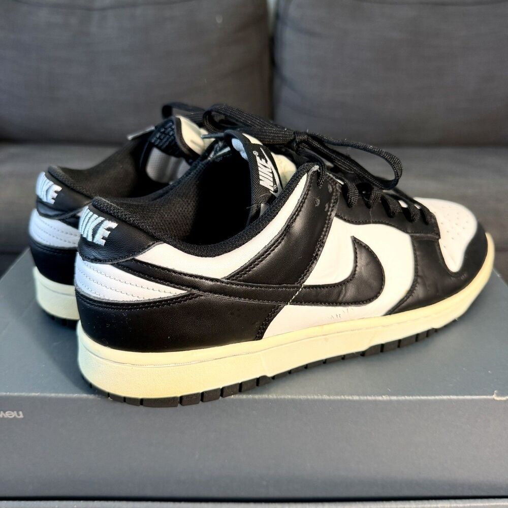 Nike Dunk Low Panda Black White Athletic Sneaker DD1503-101 Women's Size 12 - Picture 4 of 12